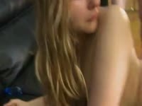 Beautiful amateur girl cries and curses at dude while he shoves his huge cock in her asshole